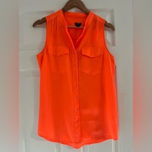 Jcrew size 6 button down tank